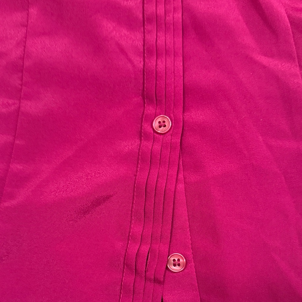 The Limited Fuchsia Ruffle Front Blouse - Picture 5 of 7